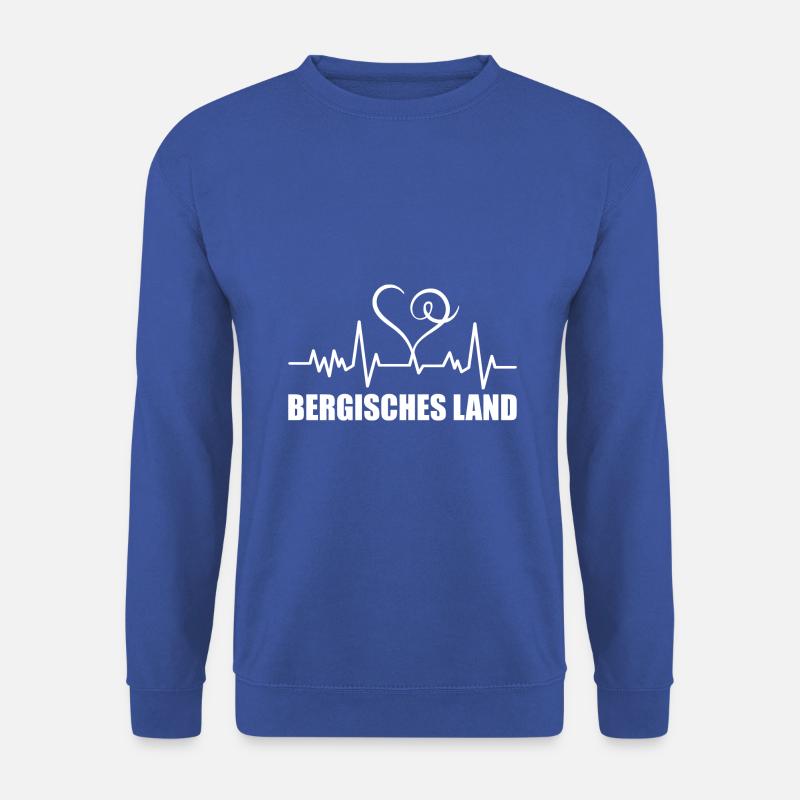 Heartbeat Bergisches Land - Unisex Pullover - Royalblau