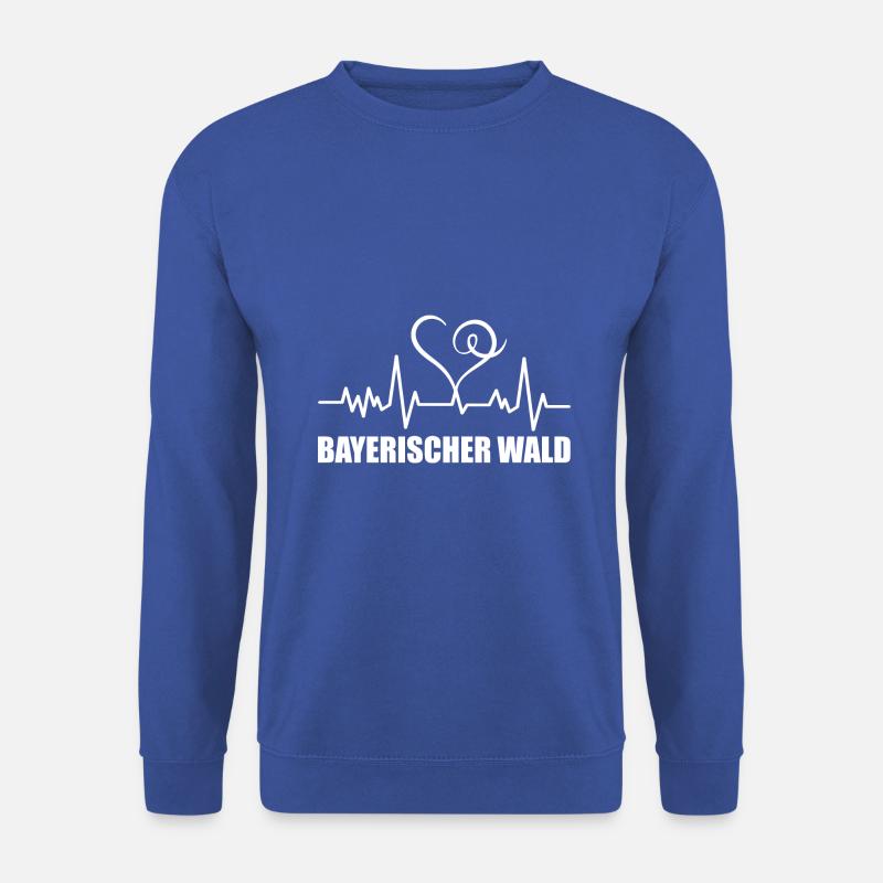 Heartbeat Bayerischer Wald - Unisex Pullover - Royalblau
