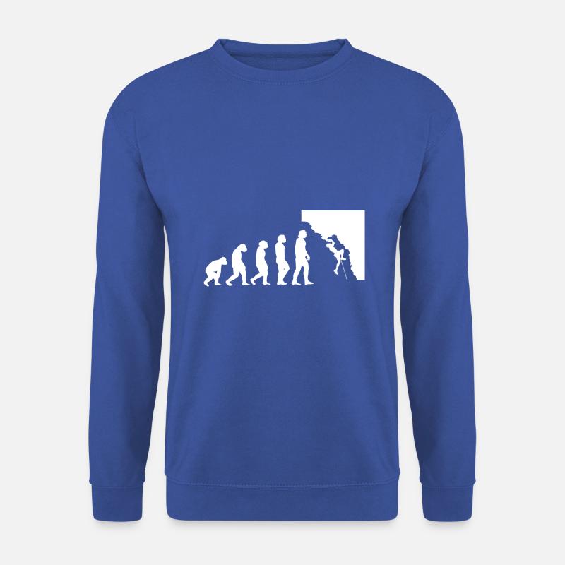 Evolution Kletterer - Unisex Pullover - Royalblau