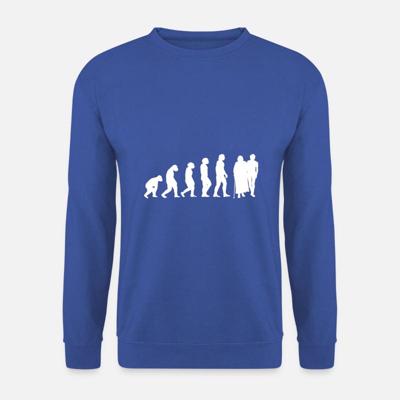 Evolution Oma - Unisex Pullover - Royalblau