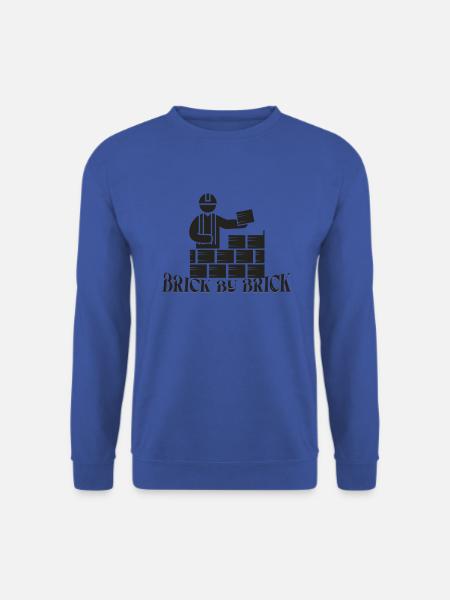 Brique par brique - Meme Saying - Sweat-shirt Unisexe - bleu royal