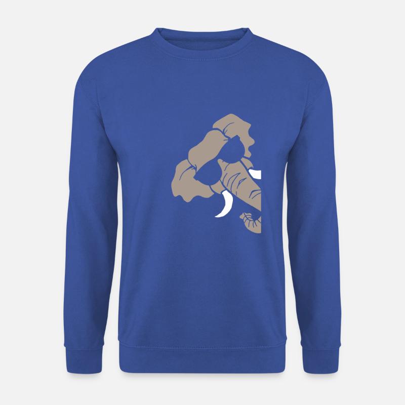 Elefant - Unisex Pullover - Royalblau