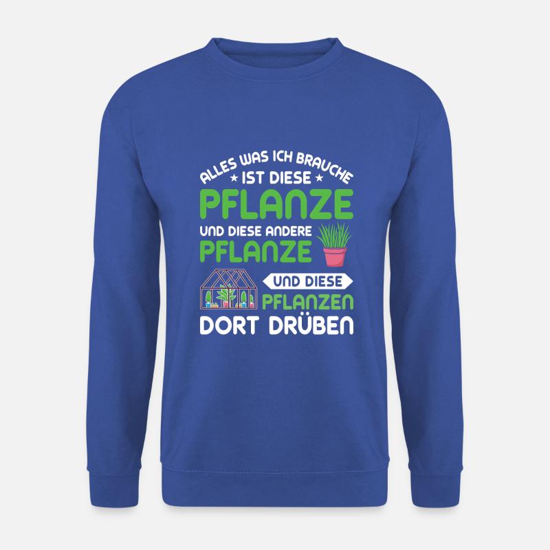Garten Gärtner Gärtnern Gartenarbeit Gartenarbeit - Unisex Pullover - Royalblau