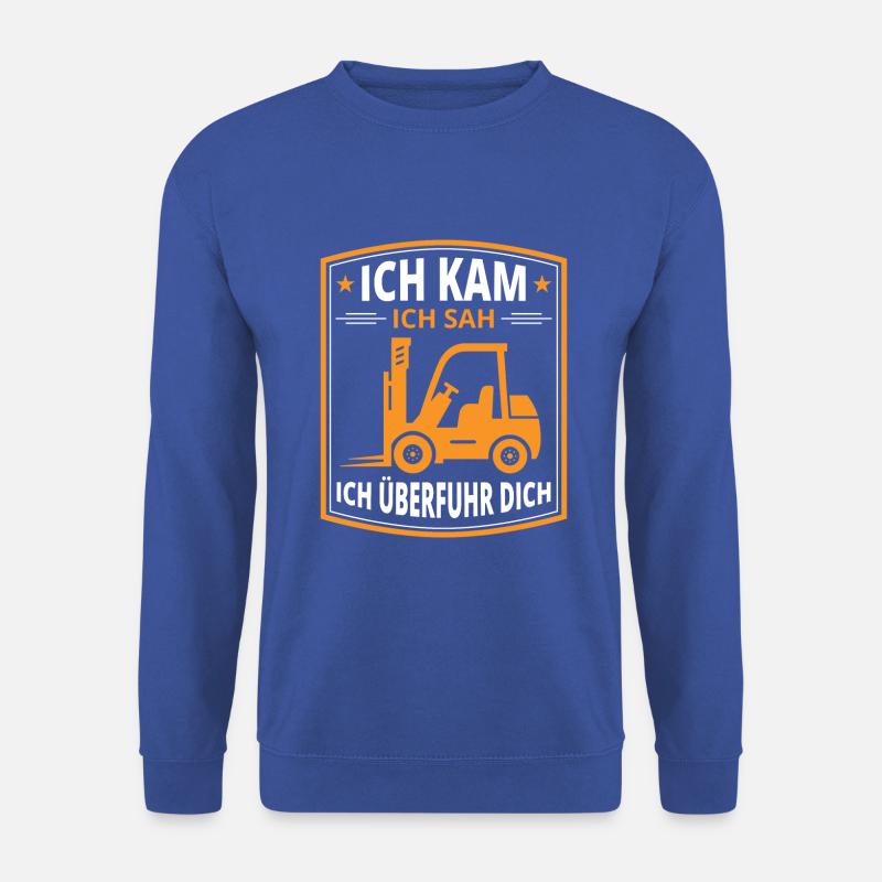 Lagerarbeiter Logistiker Stapler Staplerfahrer - Unisex Pullover - Royalblau