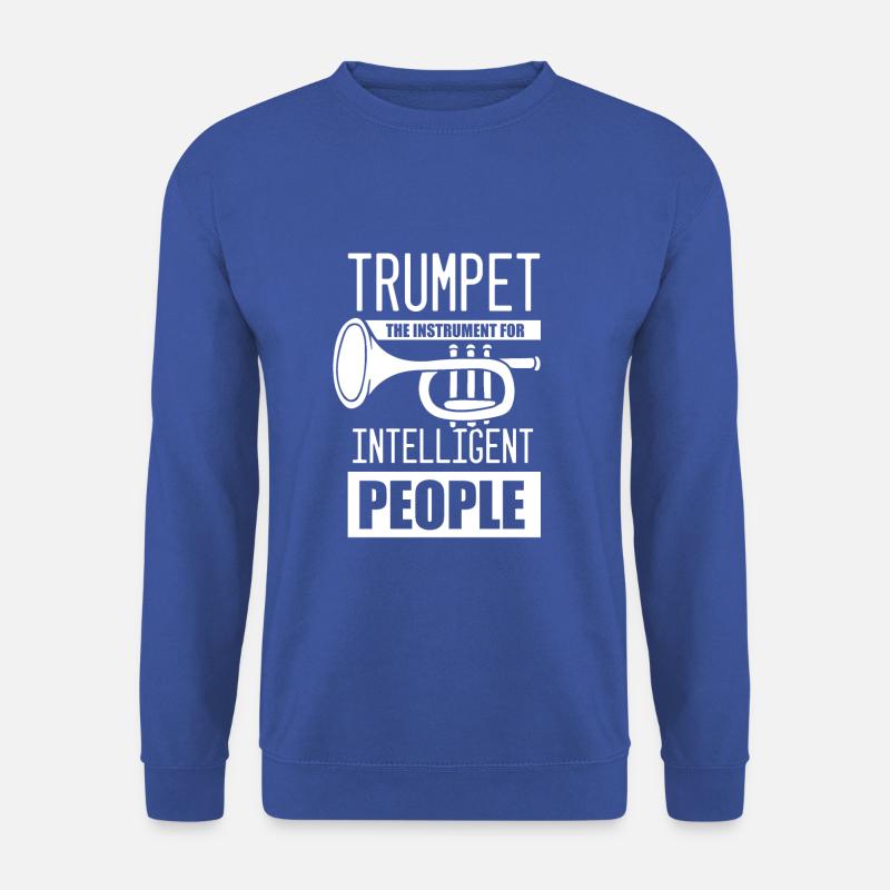 Trumpet the instrument for intelligent people - Unisex Pullover - Royalblau