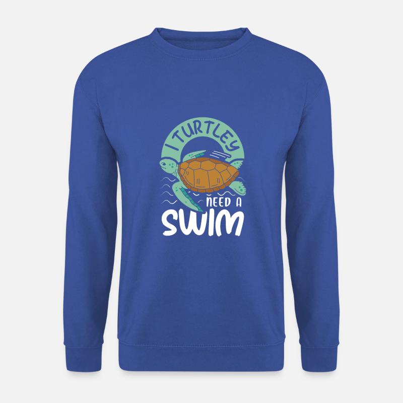 I turtley need a swim - Unisex Pullover - Royalblau