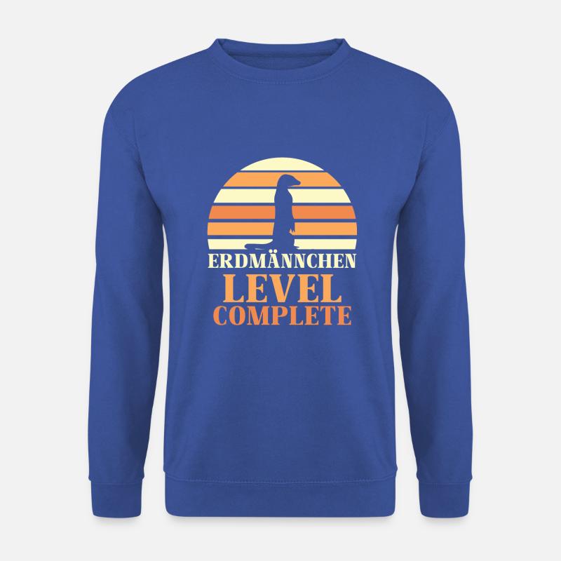 Erdmännchen Level Complete - Unisex Pullover - Royalblau