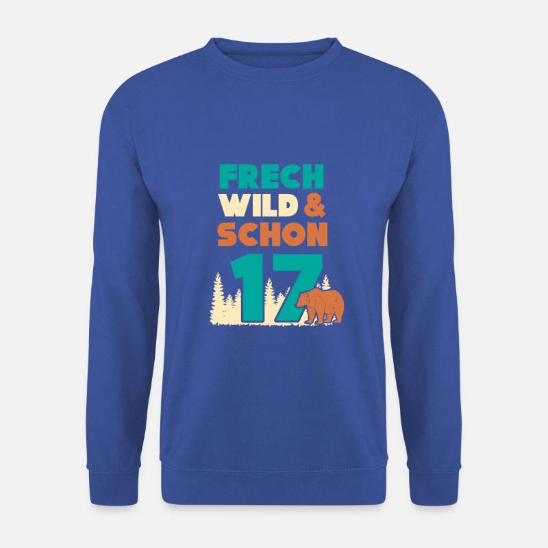 17 Jahre Geburtstag Bär - Unisex Pullover - Royalblau