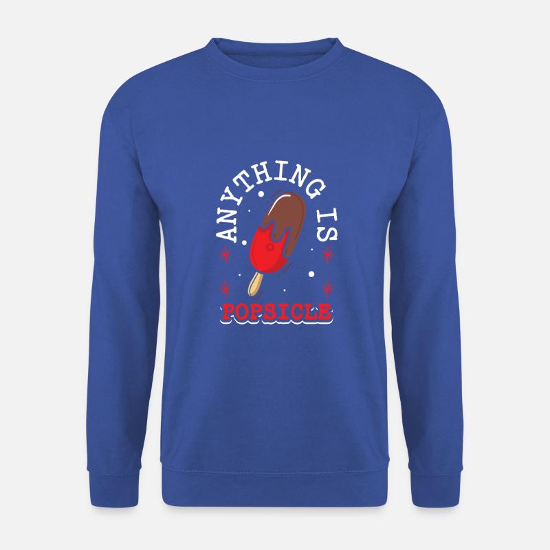 Anything is popsicle - Unisex Pullover - Royalblau