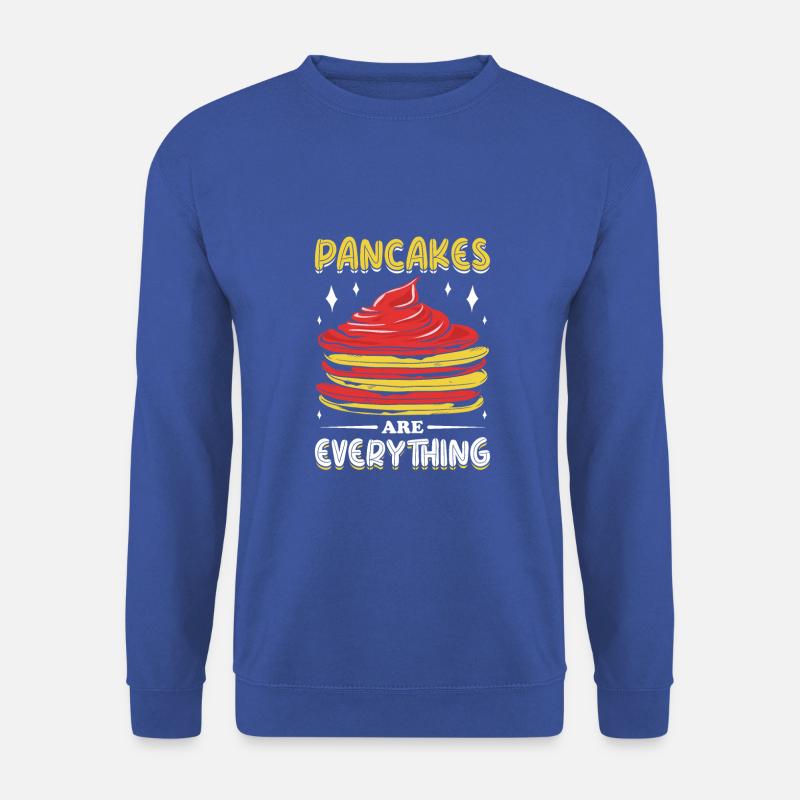 Pancakes are everything - Unisex Pullover - Royalblau