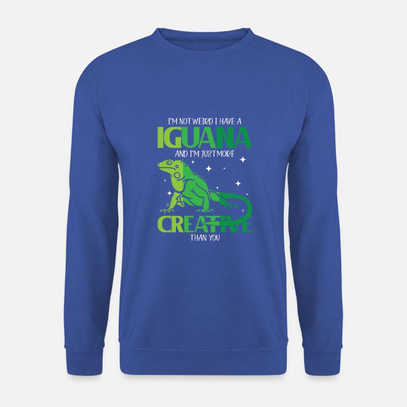 talk about Iguanas - Unisex Pullover - Royalblau