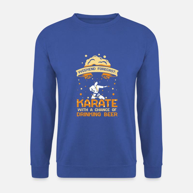 Weekend Forecast Karate Beer - Unisex Pullover - Royalblau