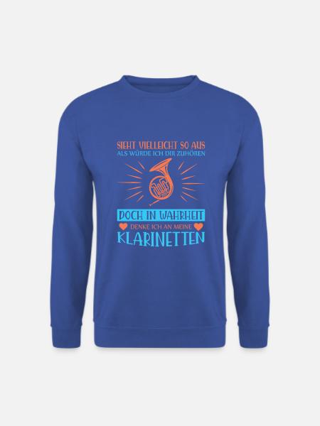 Waldhorn Waldhornspieler Hornist - Unisex Pullover - Royalblau