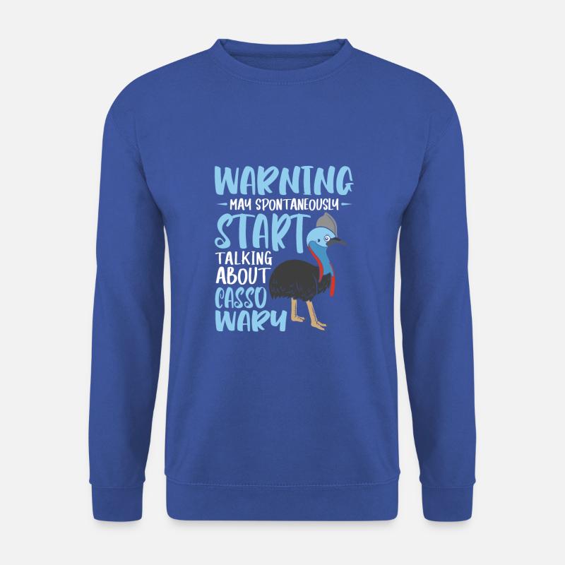 start talking about Cassowary - Unisex Pullover - Royalblau
