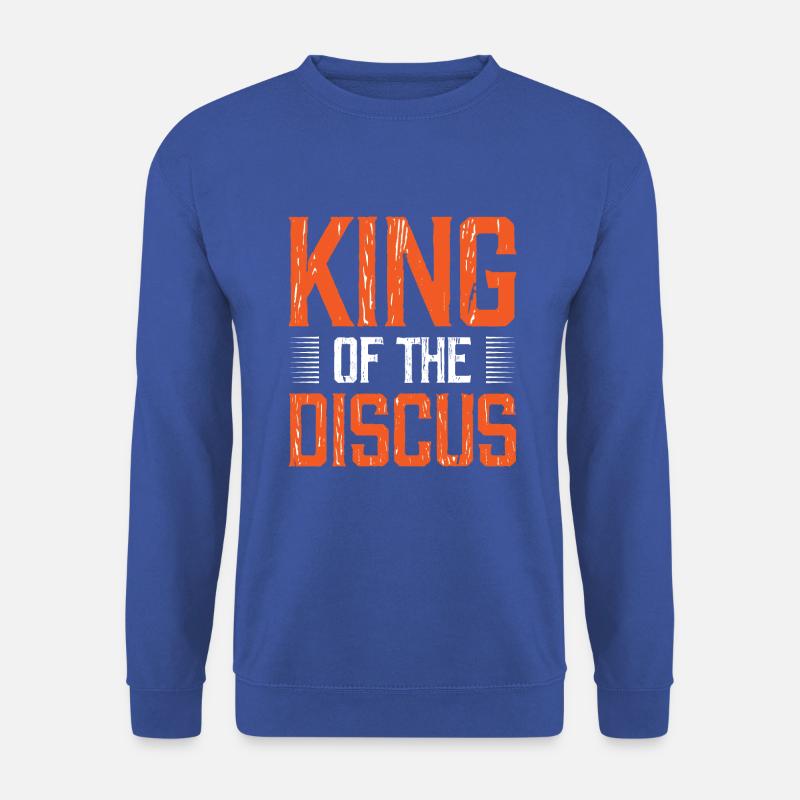 King of the discusDiskus werfen - Unisex Pullover - Royalblau