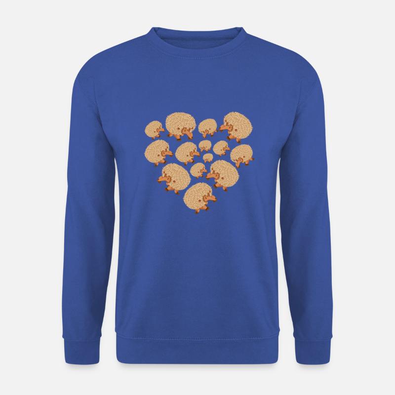 Herz Igel - Unisex Pullover - Royalblau