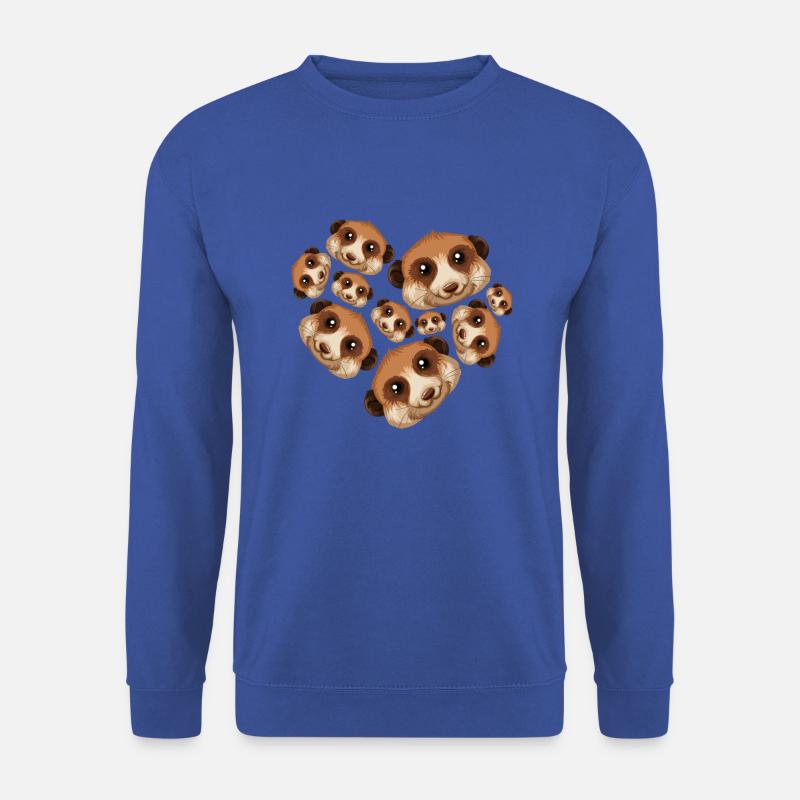Herz Erdmännchen - Unisex Pullover - Royalblau