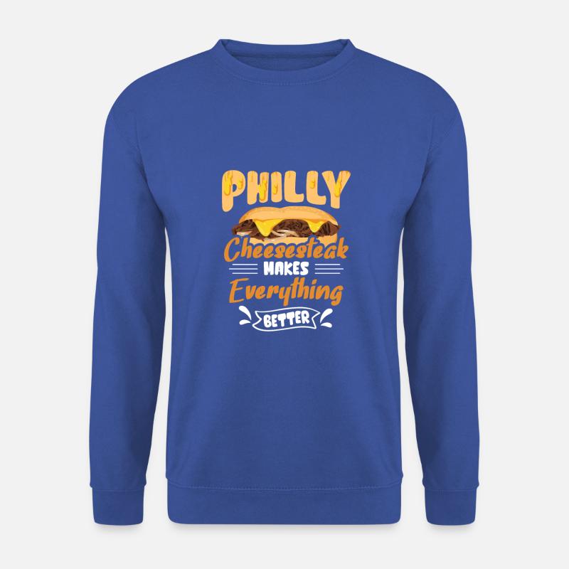Philly Cheesesteak Sandwich - Unisex Pullover - Royalblau