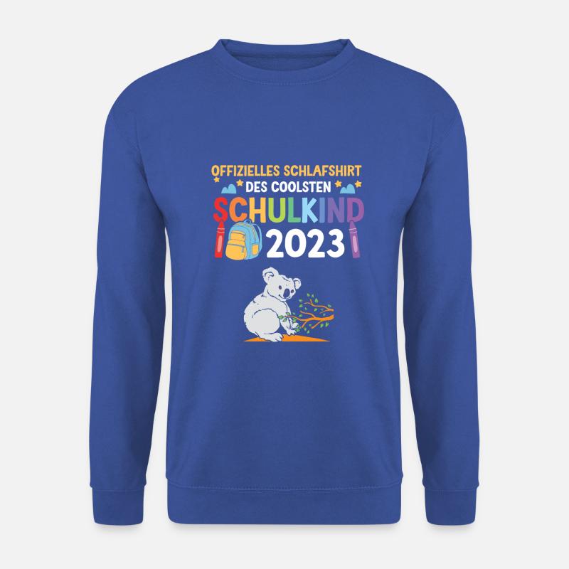 Koala Schulanfang Schulkind 2023 - Unisex Pullover - Royalblau