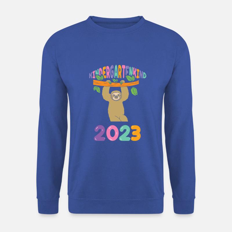 Faultier Kita Kindergarten 2023 - Unisex Pullover - Royalblau