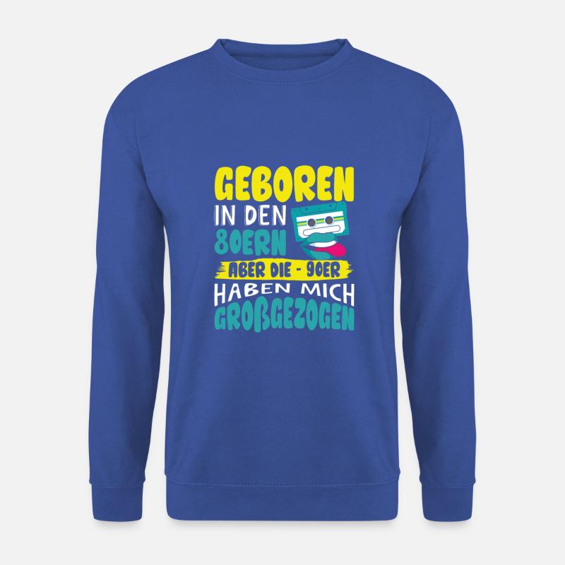 90er haben mich großgezogen - Unisex Pullover - Royalblau