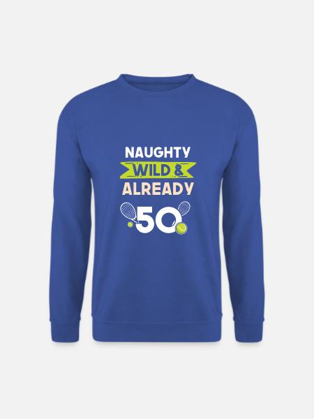 Geschenk 50 Jahre Geburtstag Tennis - Unisex Pullover - Royalblau