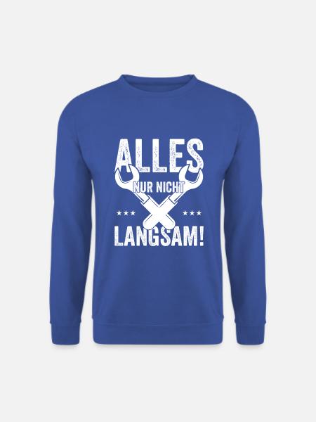 Automechaniker KFZ Mechaniker Tuner Tuning - Unisex Pullover - Royalblau