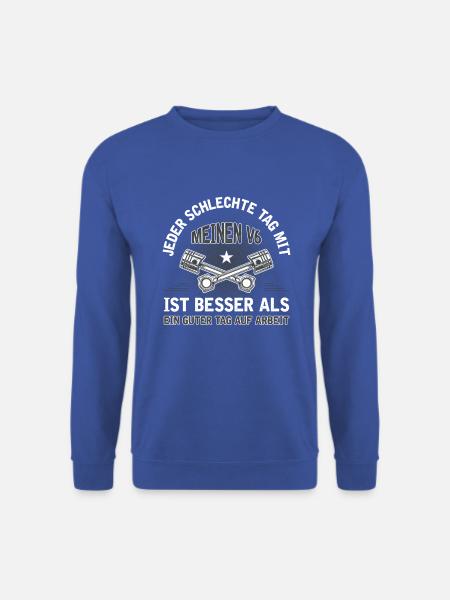 6 Zylinder Tuner Tuning V6 - Unisex Pullover - Royalblau