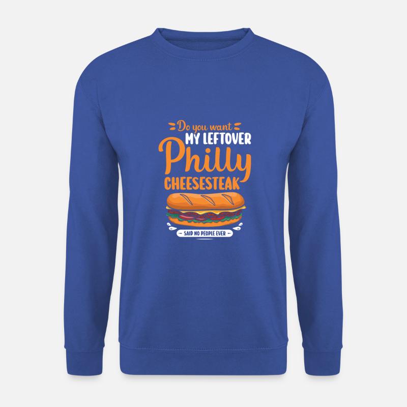 Philly Cheesesteak Sandwich - Unisex Pullover - Royalblau
