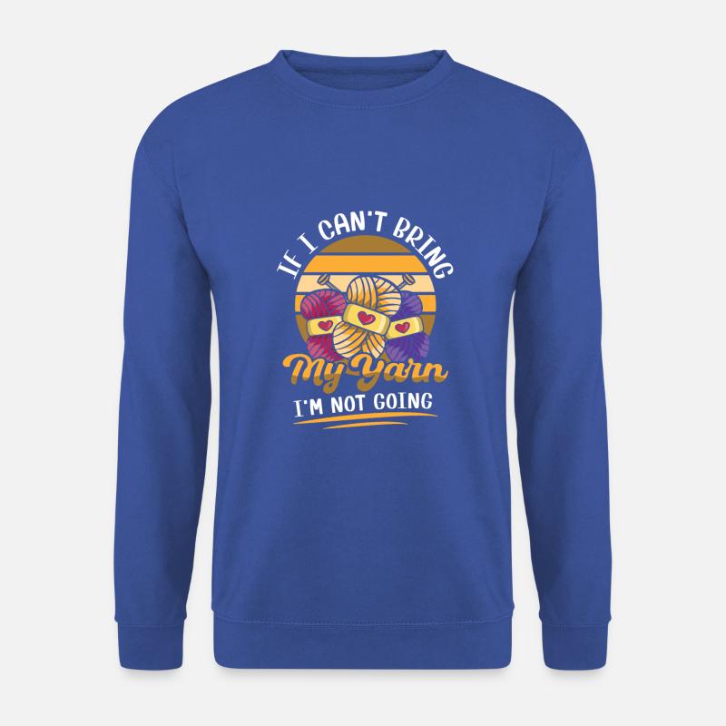 Talk about Knitting - Unisex Pullover - Royalblau