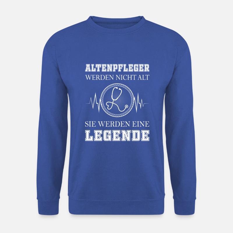Altenpflege Pfleger Pflegepersonal Pflegekraft - Unisex Pullover - Royalblau