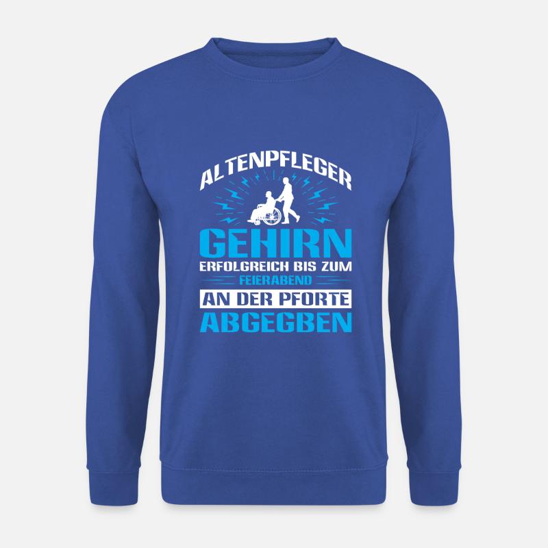 Altenpfleger Geschenk Altenpflege Pflegefachkraft - Unisex Pullover - Royalblau