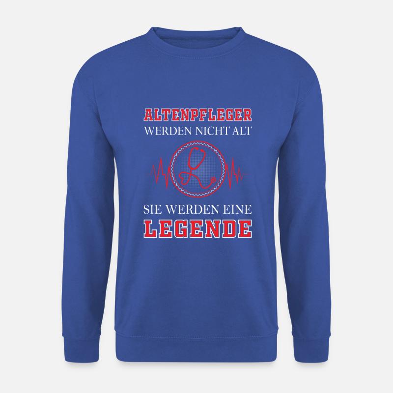 Altenpfleger Geschenk Altenpflege Pflegefachkraft - Unisex Pullover - Royalblau