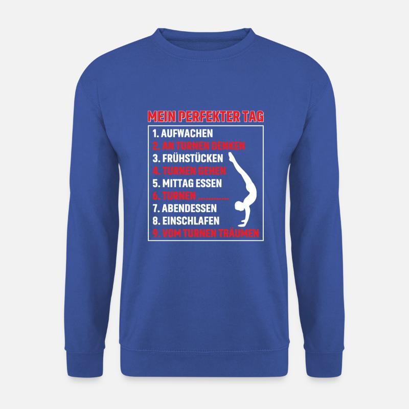 Turnen Mädchen Gymnastik Turnanzug Turnerin - Unisex Pullover - Royalblau