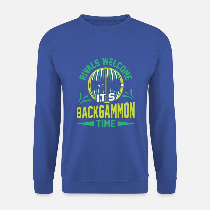 Backgammon Spiel - Unisex Pullover - Royalblau