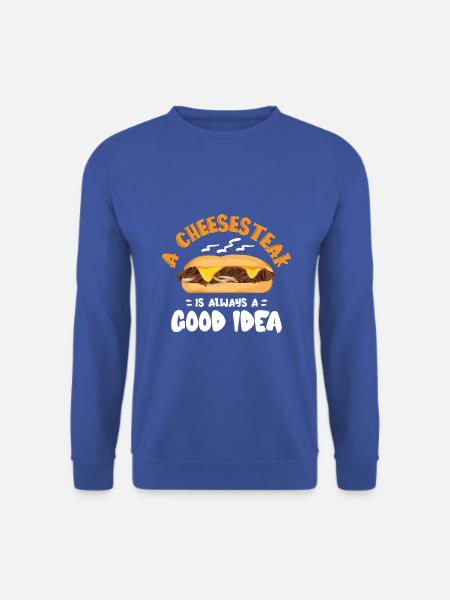 Philly Cheesesteak Sandwich - Unisex Pullover - Royalblau