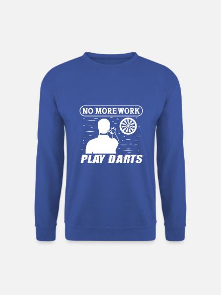 Dart Dartspieler Dartspiel Herren - Unisex Pullover - Royalblau