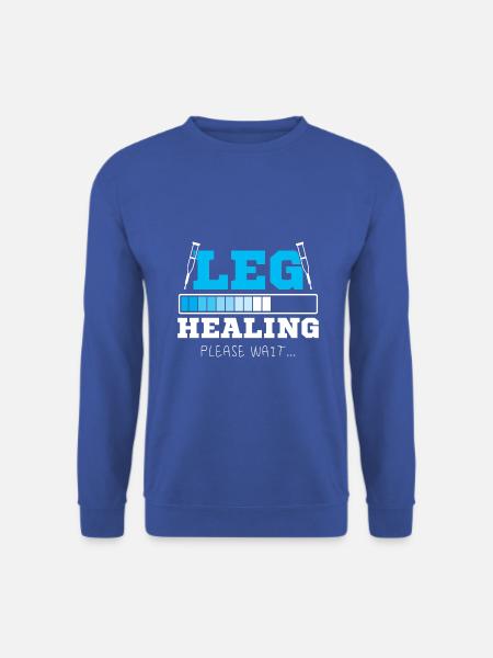 Leg Healing Please Wait - Unisex Pullover - Royalblau
