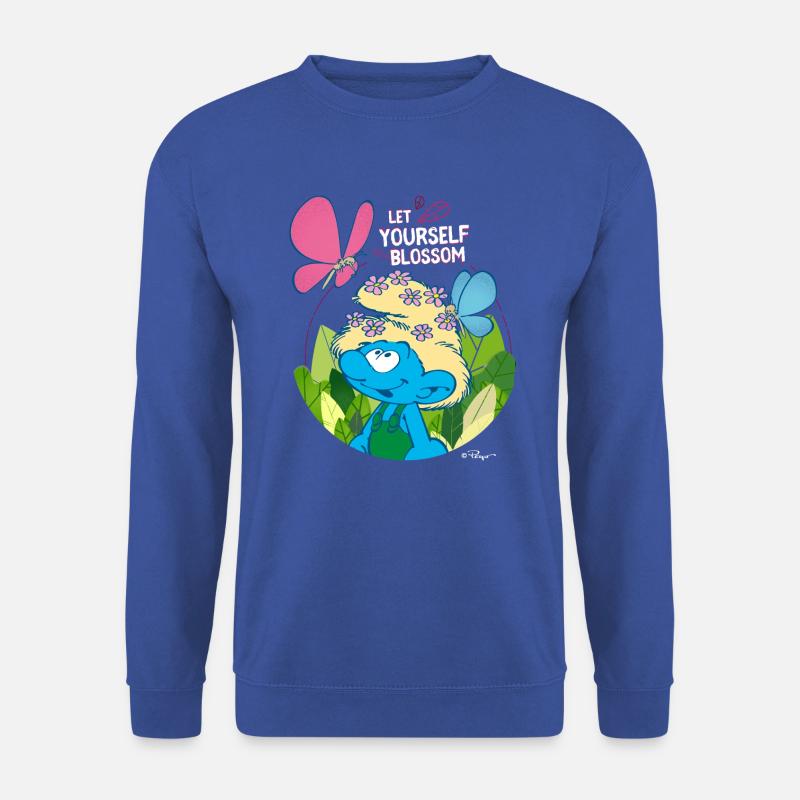 Die Schlümpfe Naturschlumpf Nat Minischlumpf - Unisex Pullover - Royalblau