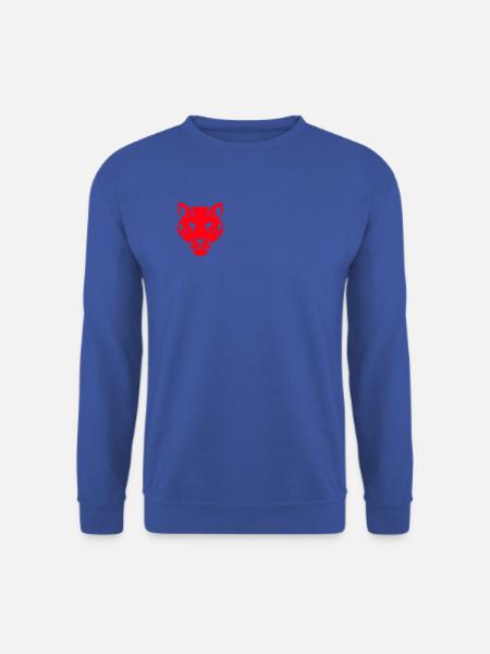 Panther Head Digitale Kunst - Unisex Pullover - Royalblau