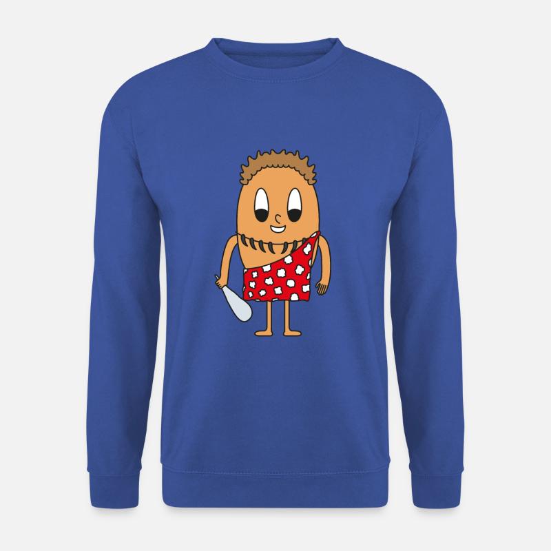 Steinzeitmann Ei - Unisex Pullover - Royalblau