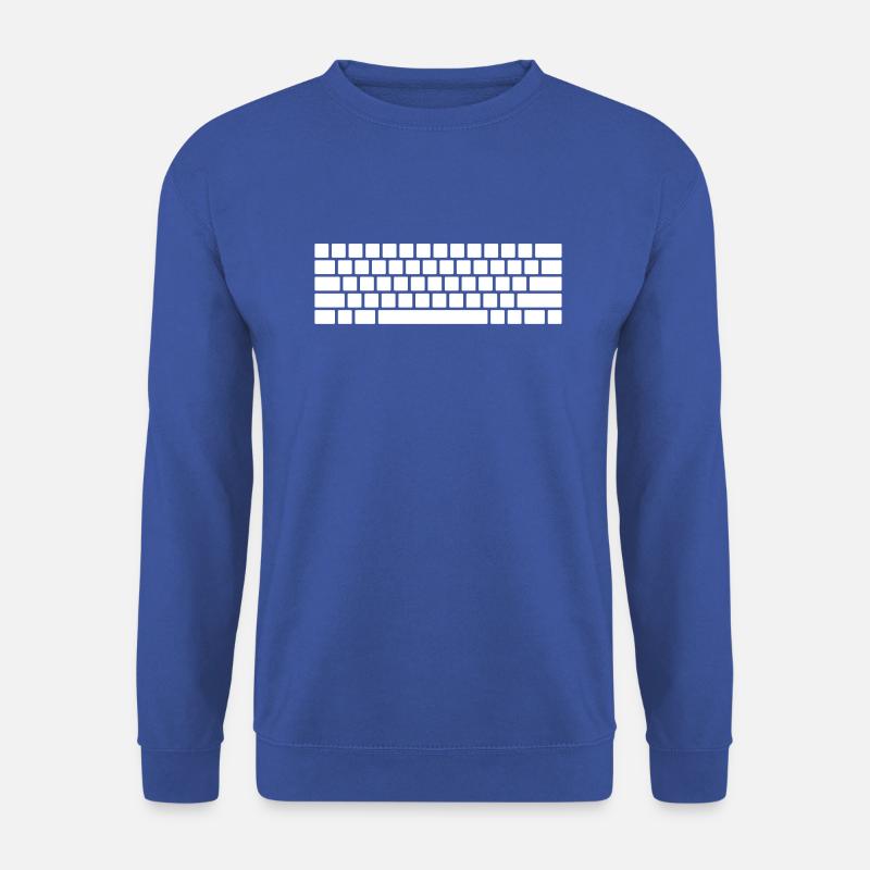 Minimalist keyboard/keyboard - Unisex Sweatshirt - royal blue