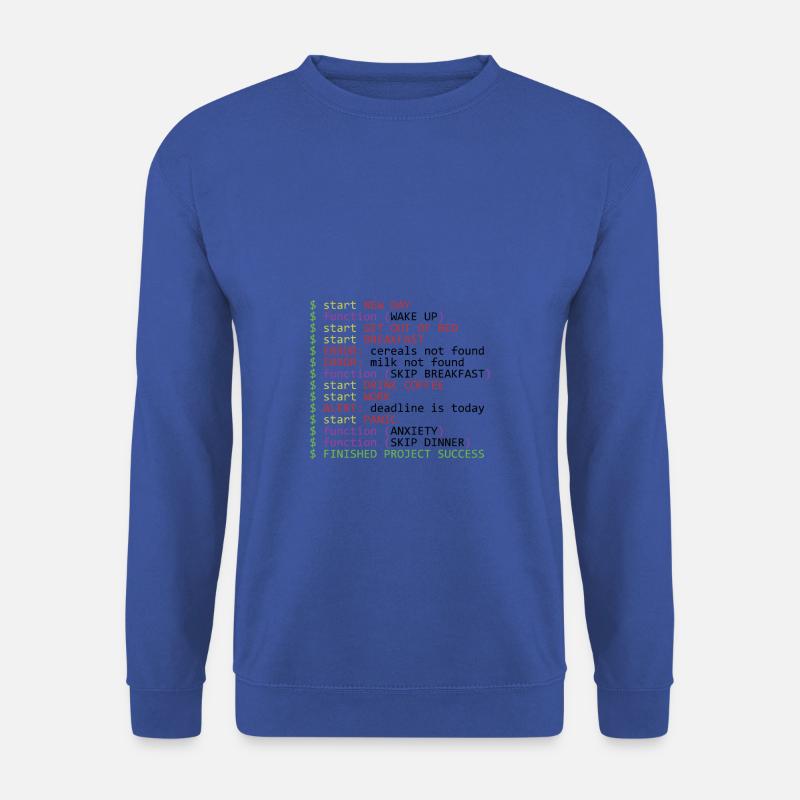 Monday Programmer - Unisex Pullover - Royalblau
