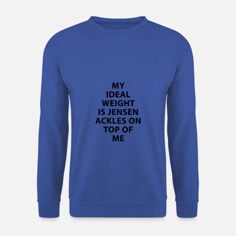 Mein Idealgewicht ist Jensen Ackles - Unisex Pullover - Royalblau