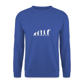 Fléchettes disant cadeau de fléchettes drôles de fléchettes - Sweat-shirt Unisexe - bleu royal - Devant - Alina (178cm) & Michal (187cm)