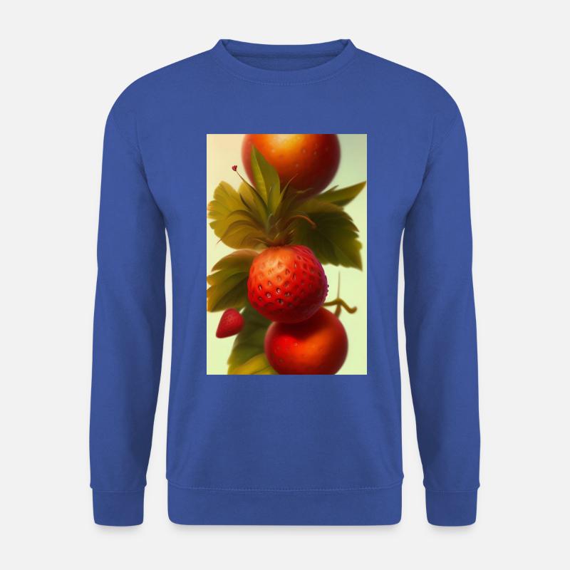 Erdbeere - Unisex Pullover - Royalblau