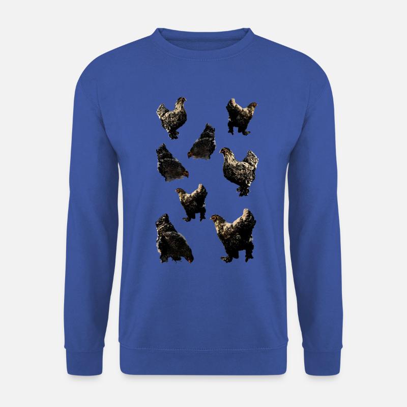 Hühner - Unisex Pullover - Royalblau