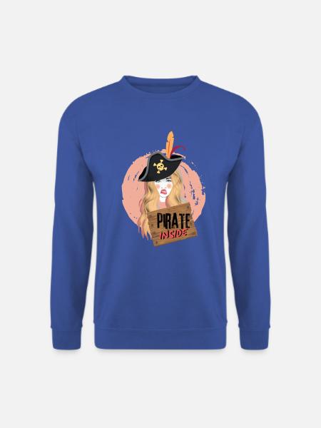 Die Piraten im Inneren. - Unisex Pullover - Royalblau