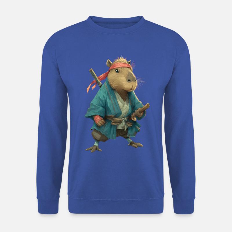 Capybara Ninja - Unisex Pullover - Royalblau