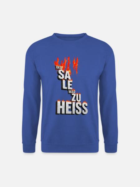 Der Sale war zu heiss - Unisex Pullover - Royalblau